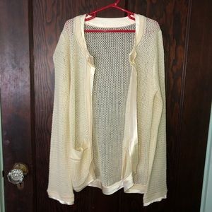 Cream cardigan